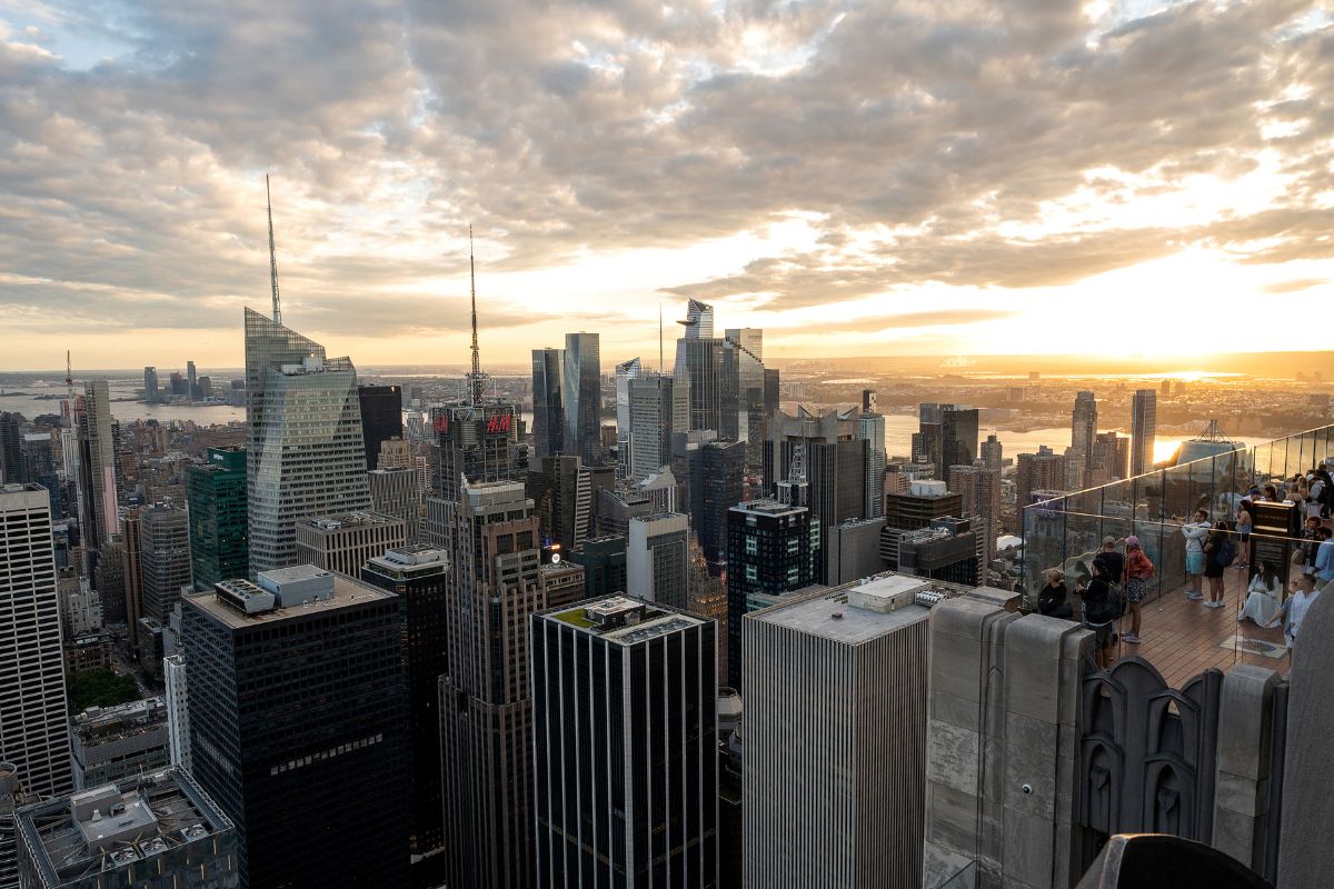 Hudson River Sunset View