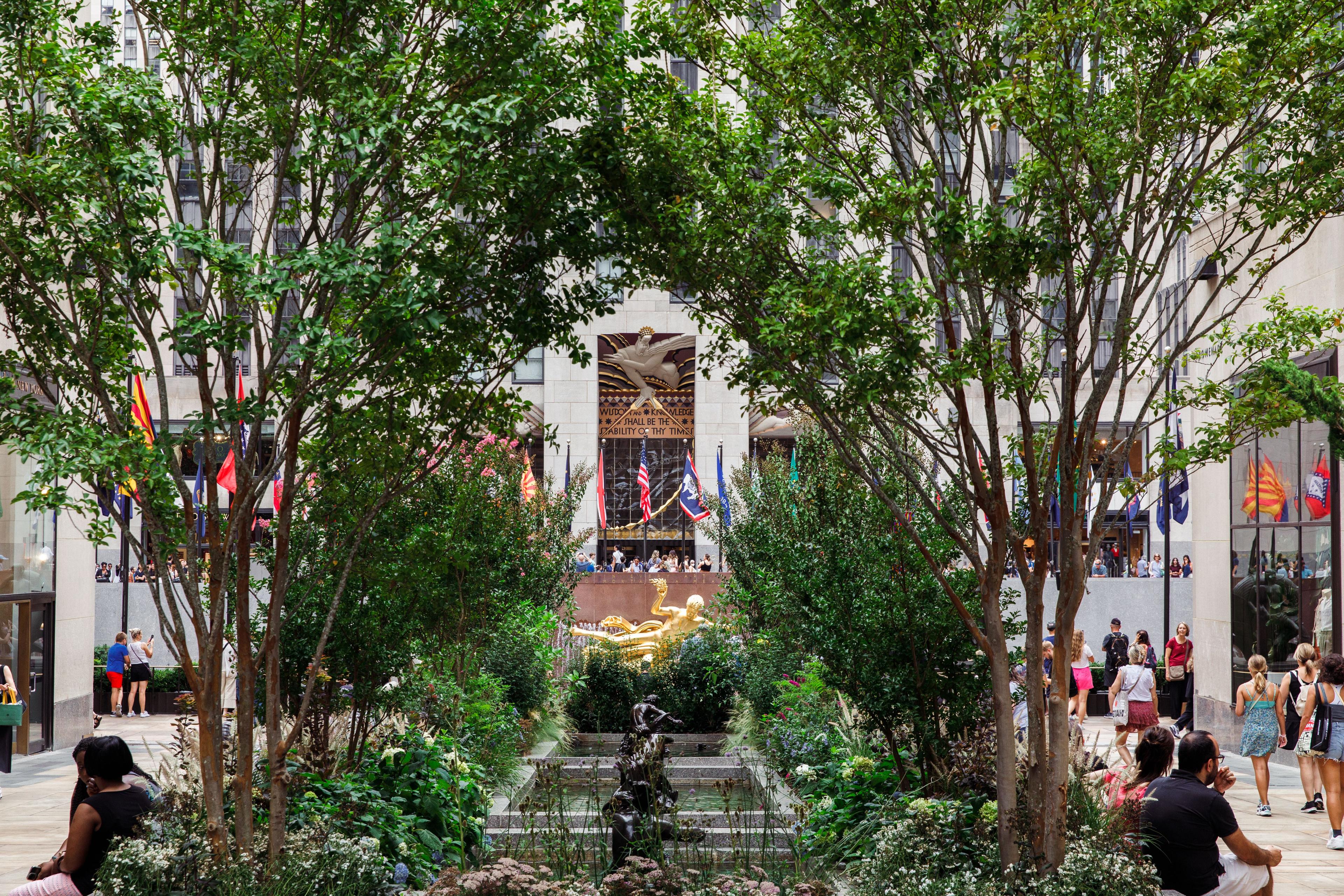 channel gardens at rockefeller center