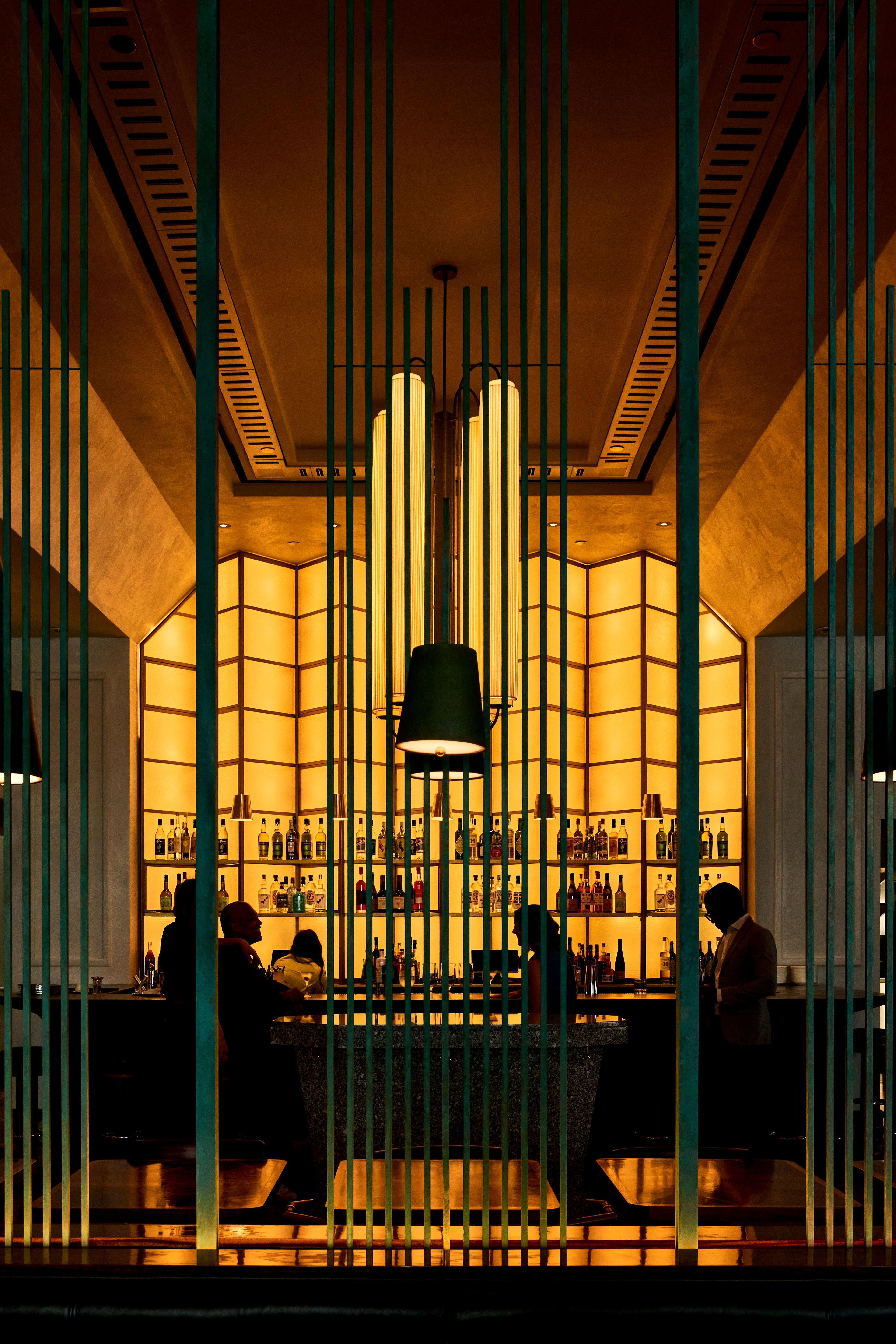 Art deco style bar