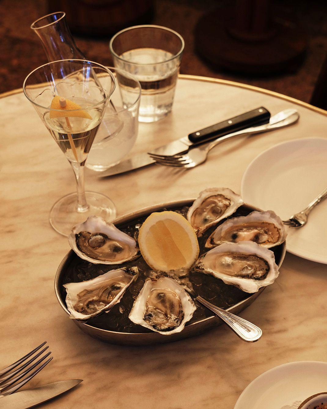 Oysters at Le Rock