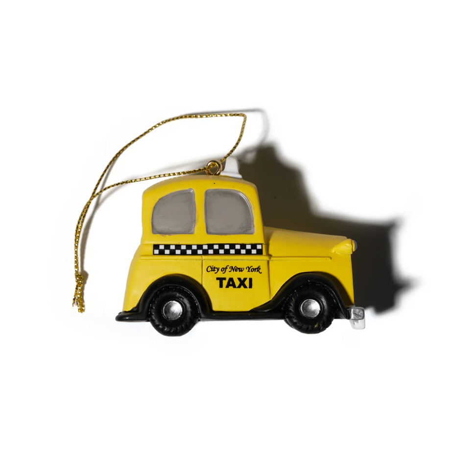 New York City Taxi Christmas Ornament