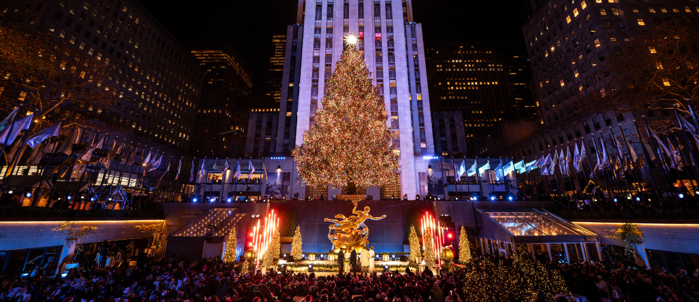 The holidays at Rockefeller Center