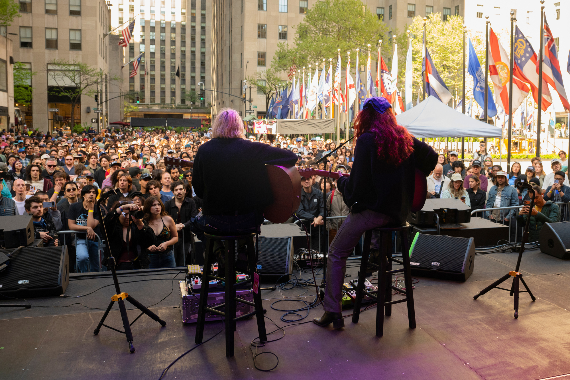 music performance at rockefeller center