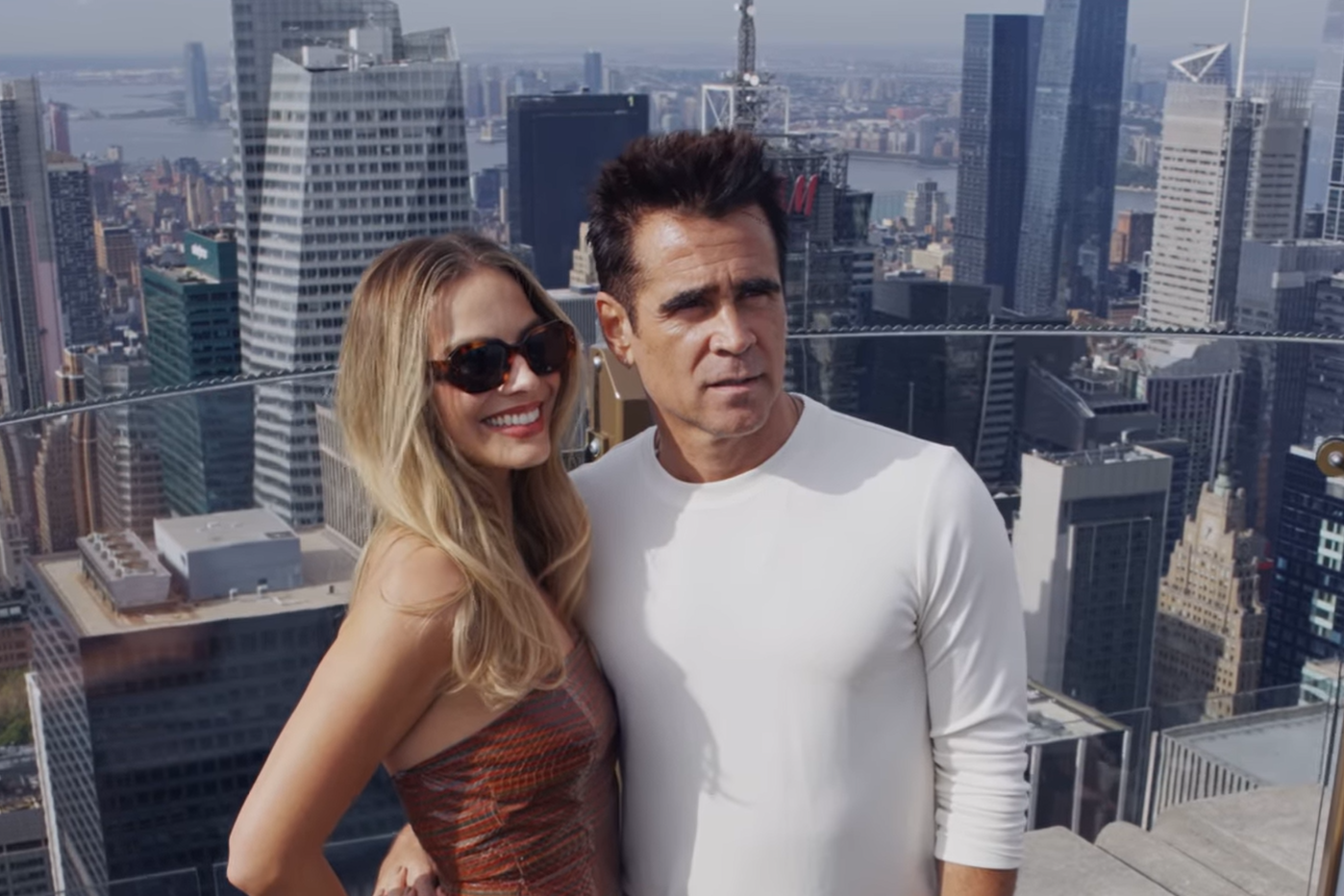 Margot Robbie and Colin Farrell