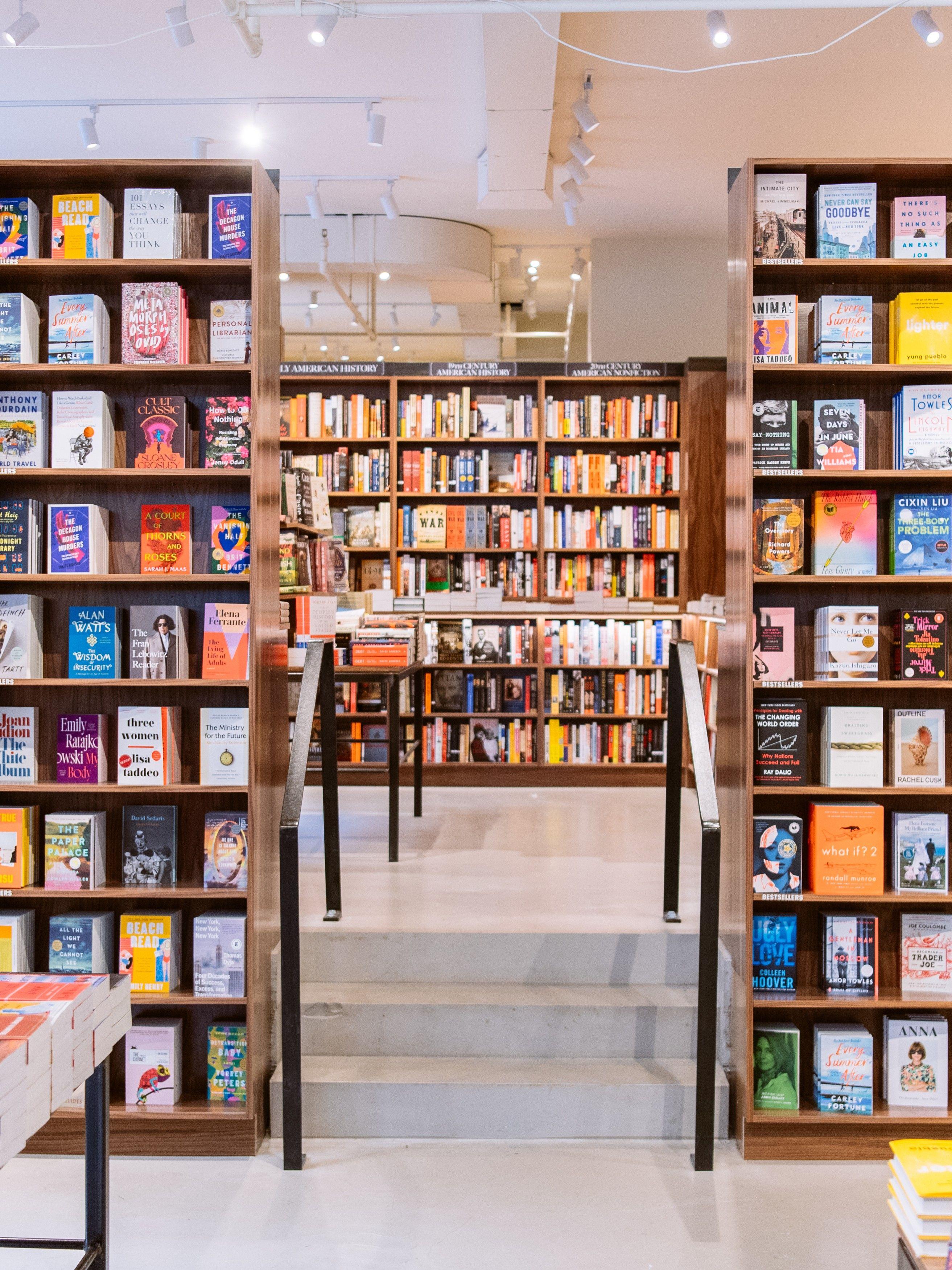 bookshelves