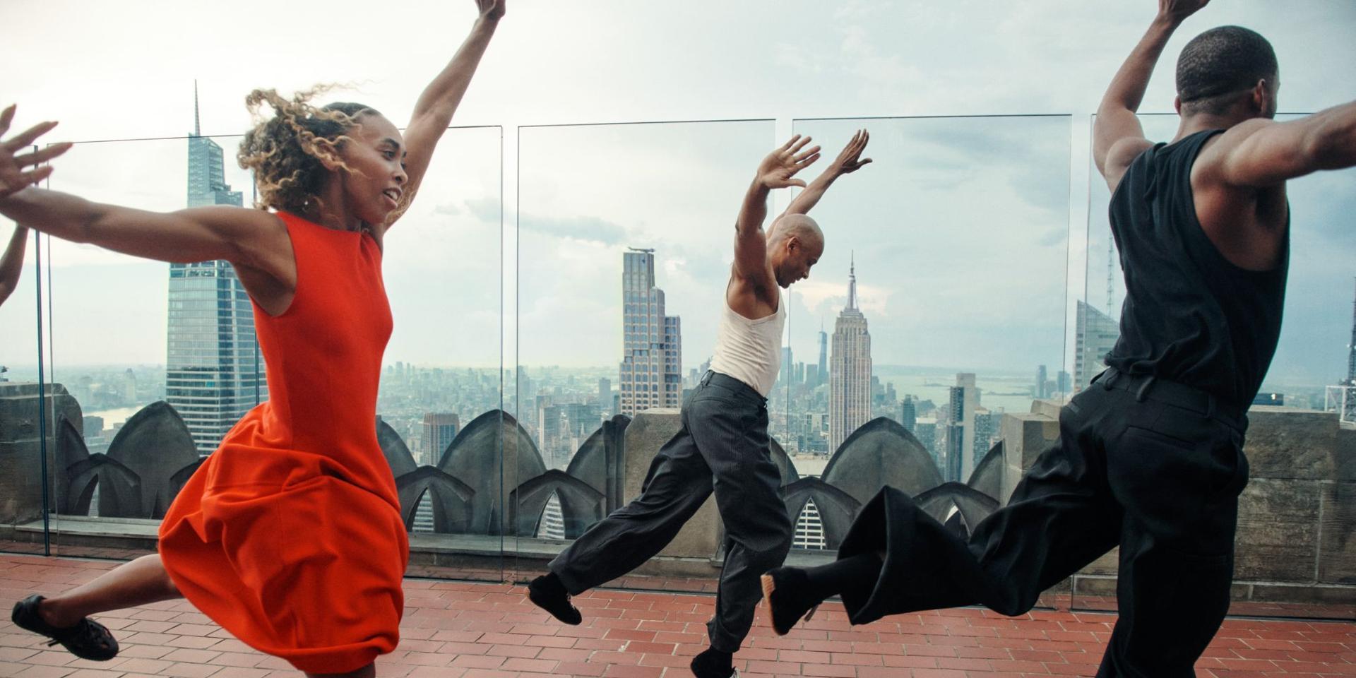 alvin ailey dancers at rockefeller center