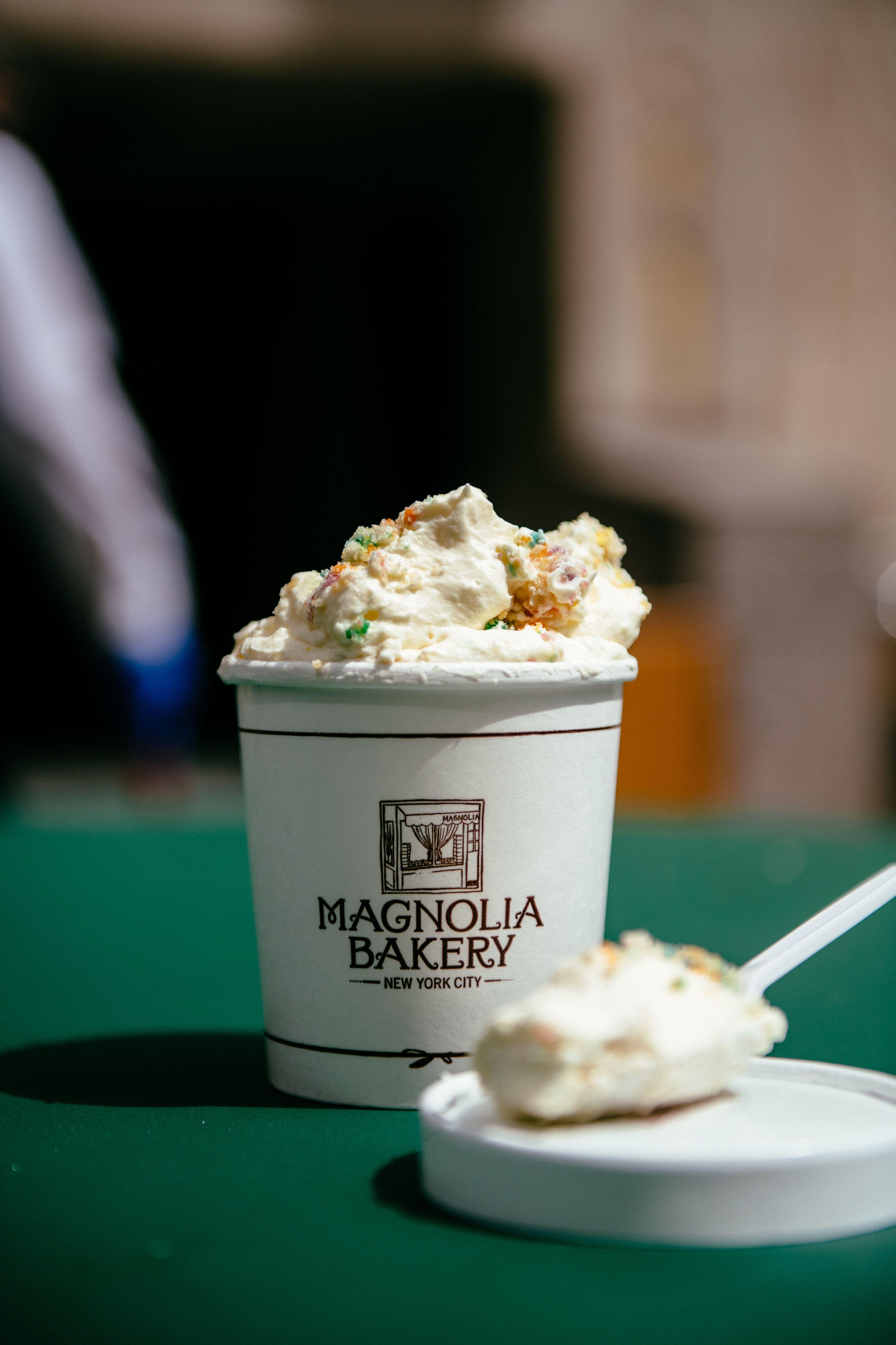 magnolia bakery cup of dessert