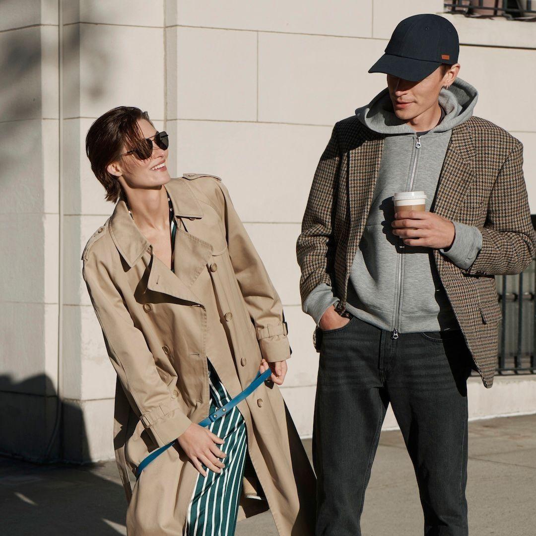 male and female Cole Haan models