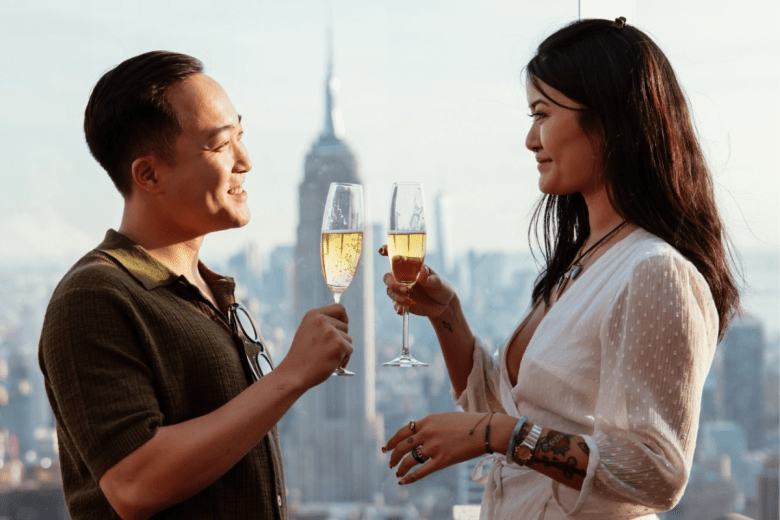 champagne toast