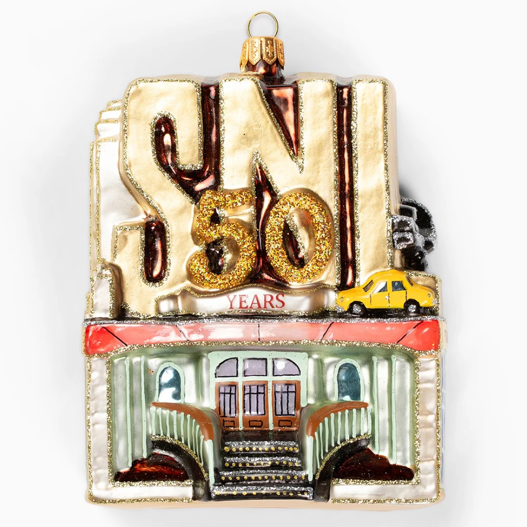 A 'Saturday Night Live' holiday ornament from The Shop at NBC Studios