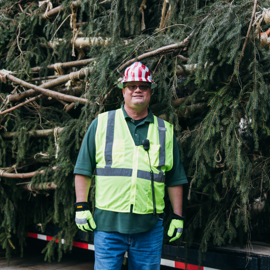 Erik Pauze, head gardener for Rockefeller Center