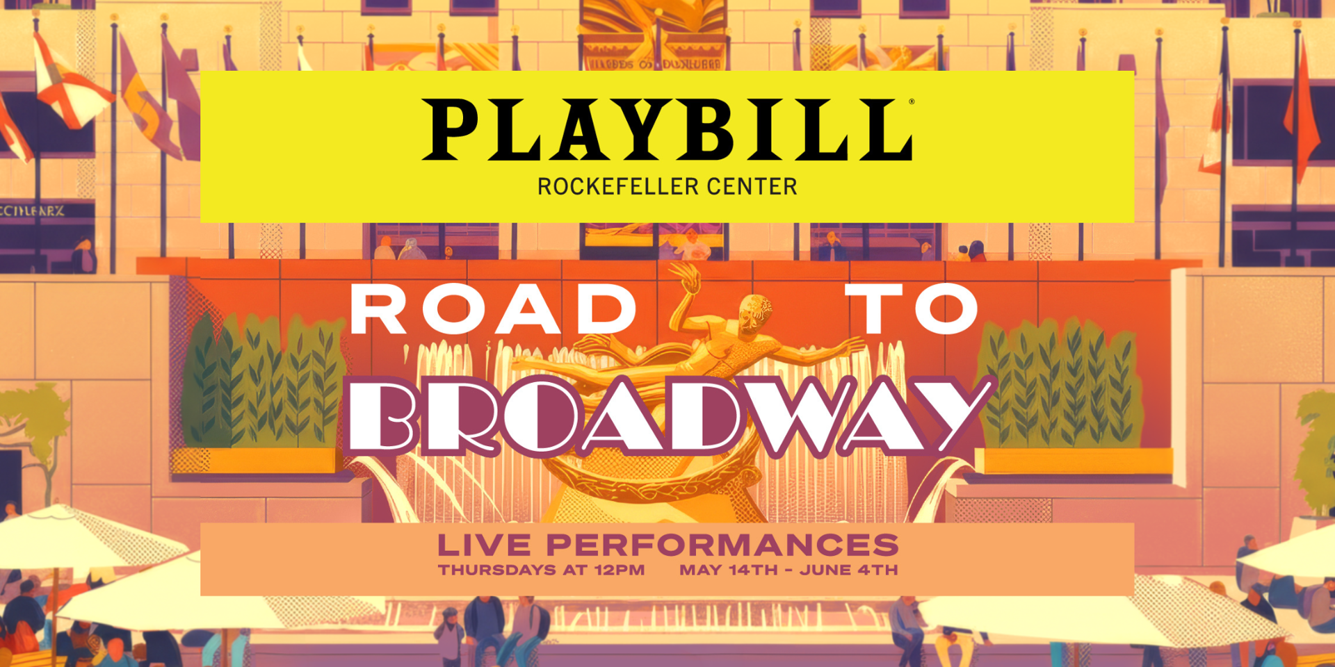 road to broadway live performances at rockefeller center
