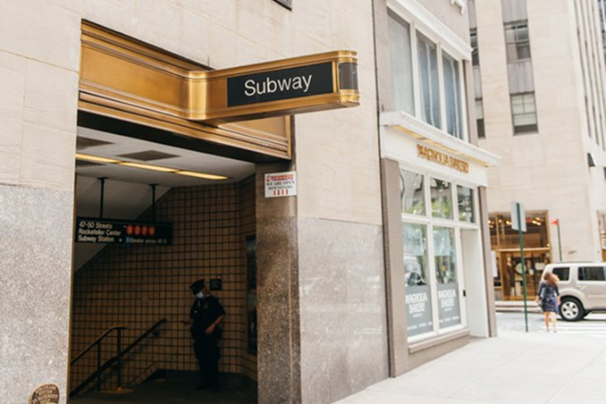 Subway entrance