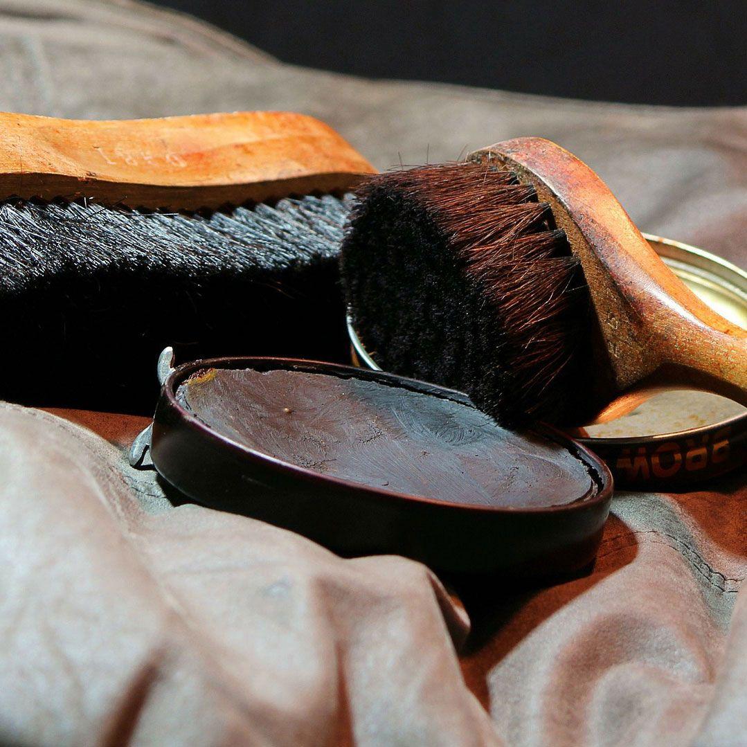 Eddie's Shoe Repair brush and polish