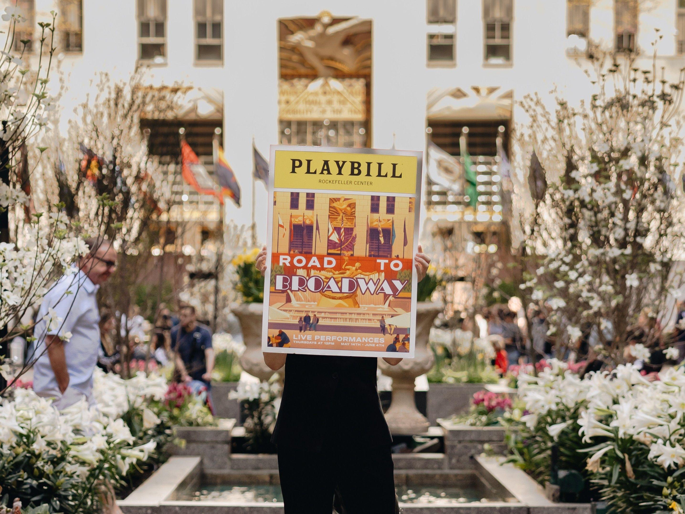 road to broadway at rockefeller center