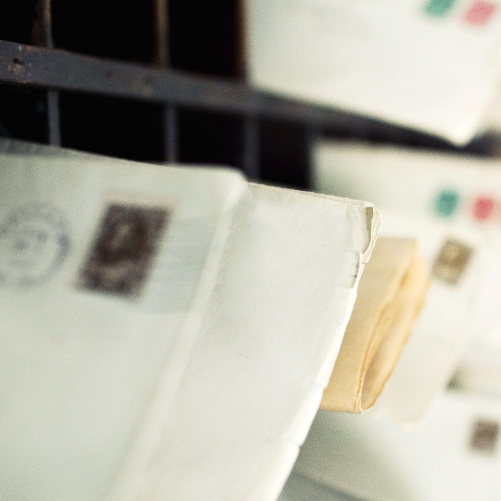 US Post Office letters to be mailed