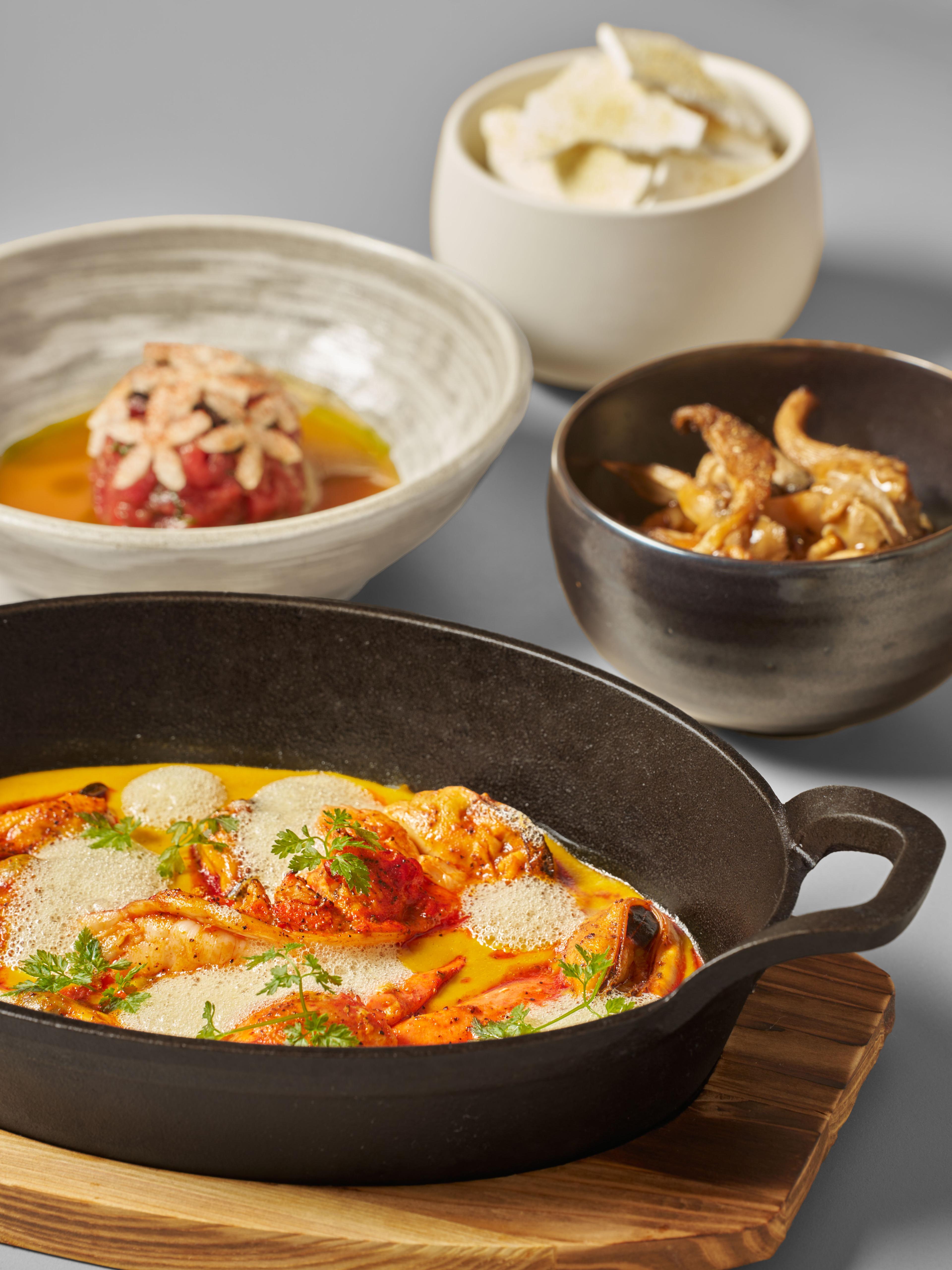A signature dish from NARO at Rockefeller Center